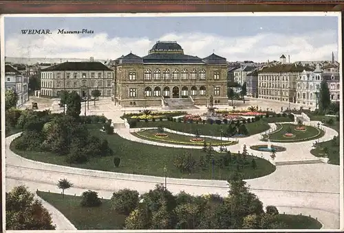 Weimar Thueringen Museums-Platz / Weimar /Weimar Stadtkreis