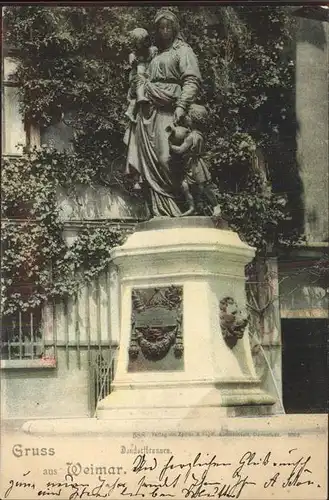 Weimar Thueringen Dundorfbrunnen / Weimar /Weimar Stadtkreis