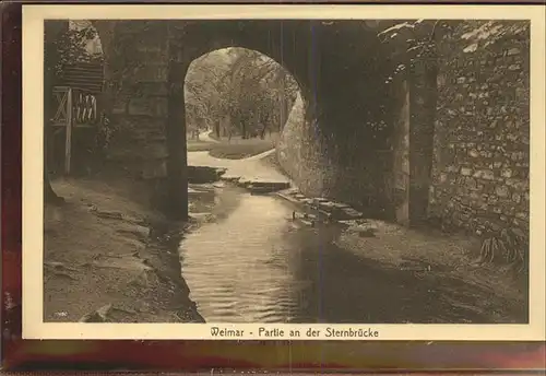 Weimar Thueringen Sternbruecke / Weimar /Weimar Stadtkreis