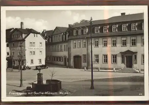 Weimar Thueringen Frauenplan Goethe Museum / Weimar /Weimar Stadtkreis