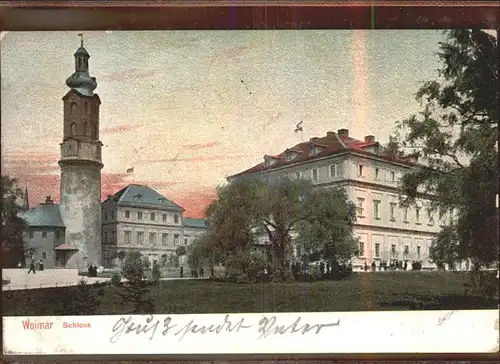 Weimar Thueringen Schloss / Weimar /Weimar Stadtkreis