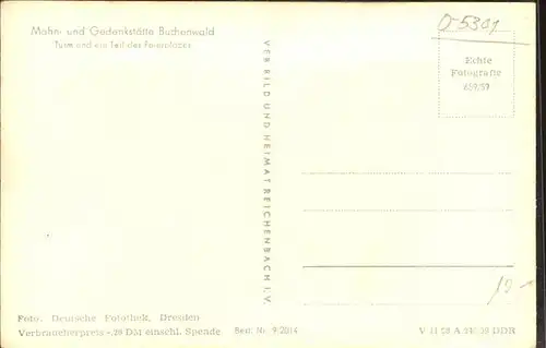 Weimar Thueringen Buchenwald Mahn- Gedenkstaette Feierplatz / Weimar /Weimar Stadtkreis