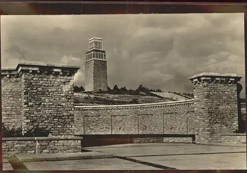 Weimar Thueringen Mahn- Gedenkstaette Buchenwald Ringgrab Turm / Weimar /Weimar Stadtkreis