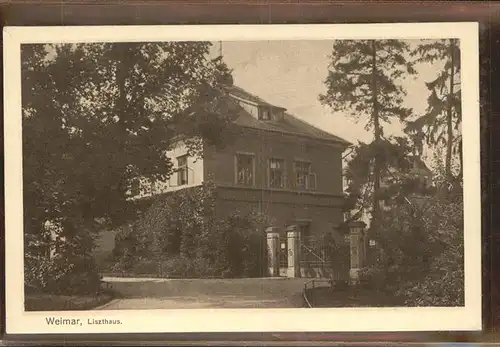 Weimar Thueringen Liszthaus / Weimar /Weimar Stadtkreis