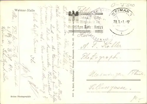 Weimar Thueringen Halle / Weimar /Weimar Stadtkreis