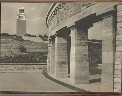 Weimar Thueringen Buchenwald Mahn- Gedenkstaette Ringgrab Glockenturm / Weimar /Weimar Stadtkreis