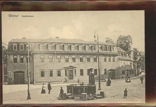 Weimar Thueringen Goethehaus / Weimar /Weimar Stadtkreis