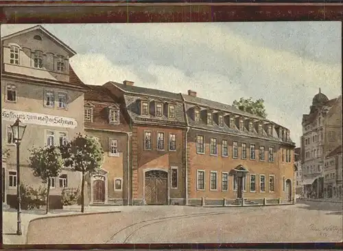 Weimar Thueringen Goethehaus Kuenstlerkarte / Weimar /Weimar Stadtkreis