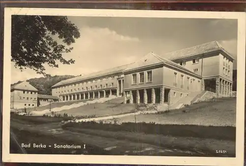 Bad Berka Sanatorium I Kat. Bad Berka