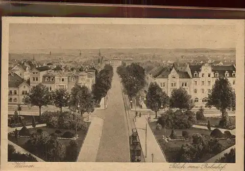 Weimar Thueringen Bahnhof Strassenbahn / Weimar /Weimar Stadtkreis