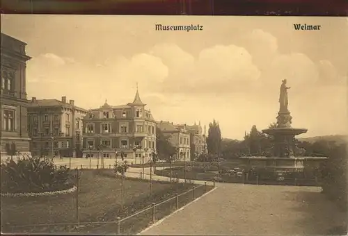 Weimar Thueringen Museumsplatz / Weimar /Weimar Stadtkreis