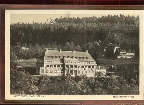 Bad Berka aerzteheim Hartmannhaus Kat. Bad Berka