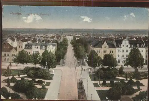 Weimar Thueringen Bahnhof / Weimar /Weimar Stadtkreis