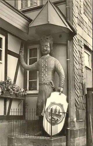 Neustadt Harz Roland am Ratskeller Kat. Neustadt Harz