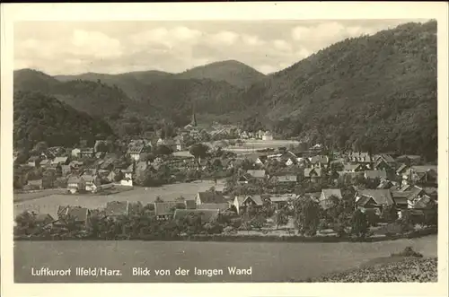 Ilfeld Ilfeld Suedharz Blick von der langen Wand Panorama Kat. Ilfeld Suedharz