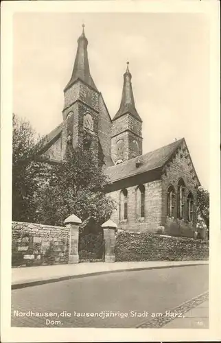 Nordhausen Thueringen Harz tausendjaehrige Stadt Dom Kat. Nordhausen