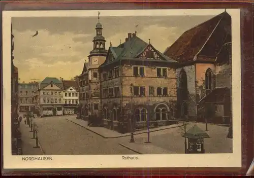 Nordhausen Thueringen Harz Rathaus Kat. Nordhausen