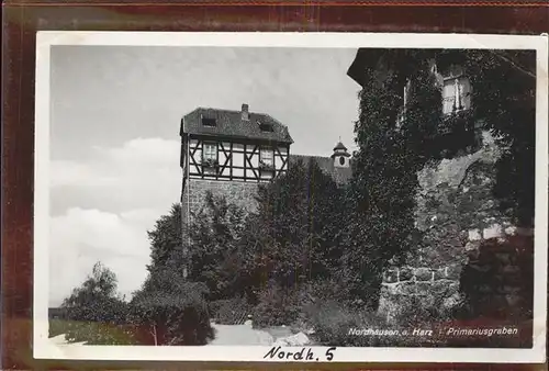 Nordhausen Thueringen Harz Primariusgraben Kat. Nordhausen