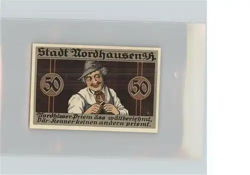 Nordhausen Thueringen Harz Gutschein 50 Pfennig  Kat. Nordhausen