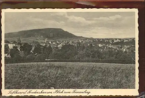 Sondershausen Thueringen Blick zum Trauenberg Kat. Sondershausen