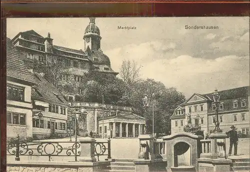 Sondershausen Thueringen Marktplatz Kat. Sondershausen