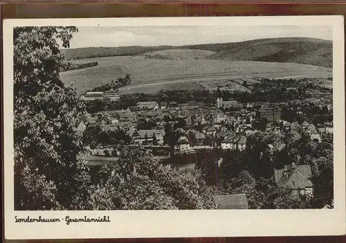 Sondershausen Thueringen Gesamtansicht Kat. Sondershausen