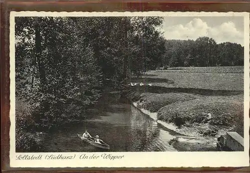 Sollstedt An der Wipper Ruderboot Kat. Sollstedt Wipper