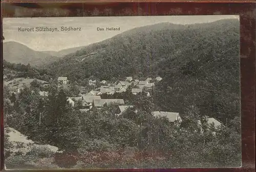 Suelzhayn Panorama Vogelperspektive Das Heiland Kat. Ellrich