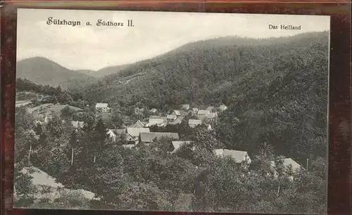 Suelzhayn Panorama Vogelperspektive Heilland Kat. Ellrich