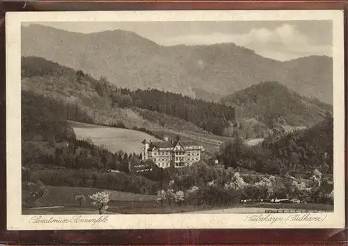 Suelzhayn Sanatorium Sonnenfels Kat. Ellrich