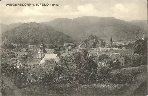 Wiegersdorf Panorama  Kat. Ilfeld Suedharz