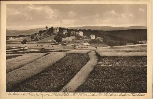 Finsterbergen Blick zum Kurhaus Kat. Finsterbergen