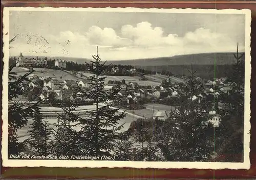 Finsterbergen Blick von der Knaufs Ruhe Kat. Finsterbergen