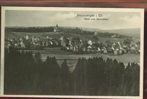 Finsterbergen Blick vom Hainfelsen Kat. Finsterbergen