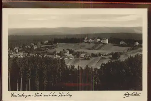 Finsterbergen Blick vom hohen K?rnberg Kat. Finsterbergen