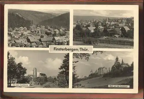 Finsterbergen Inselberg u.Blick auf die Kurh?user Kat. Finsterbergen