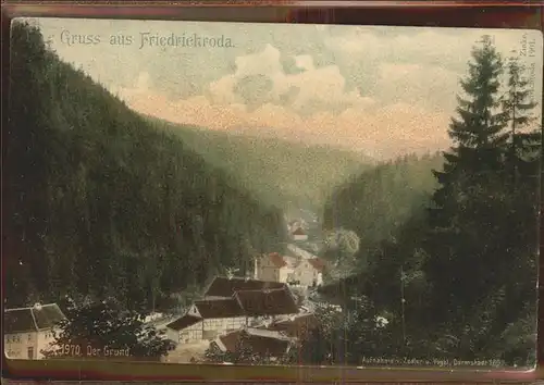 Friedrichroda Der Grund Kat. Friedrichroda