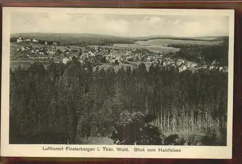 Finsterbergen Blick vom Hainfelsen Kat. Finsterbergen