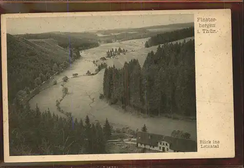 Finsterbergen Blick ins Leinatal Kat. Finsterbergen