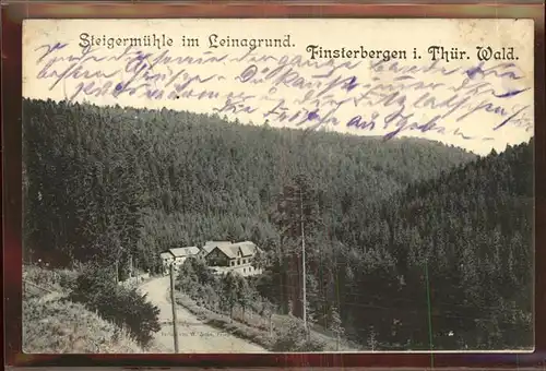 Finsterbergen Steigermuehle im Leinagrund Kat. Finsterbergen