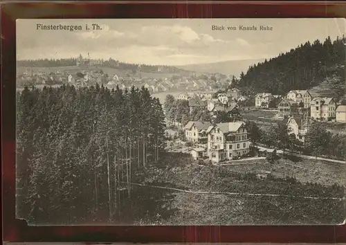 Finsterbergen Blick von Knaufs Ruhe Kat. Finsterbergen