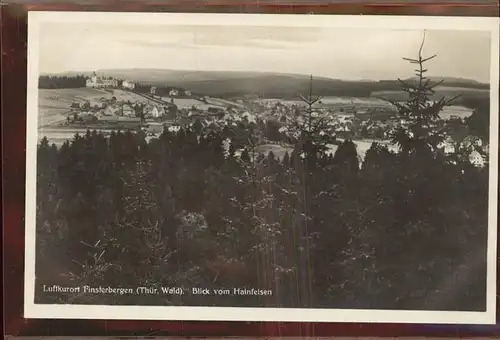 Finsterbergen Blick vom Hainfelsen Kat. Finsterbergen