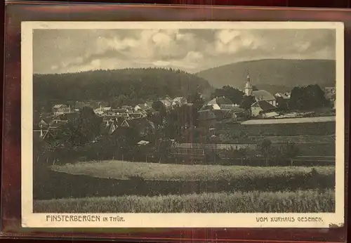 Finsterbergen Blick vom Kurhaus Kat. Finsterbergen