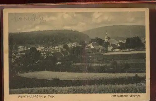 Finsterbergen Blick vom Kurhaus Kat. Finsterbergen