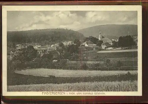 Finsterbergen Blick vom Kurhaus Kat. Finsterbergen