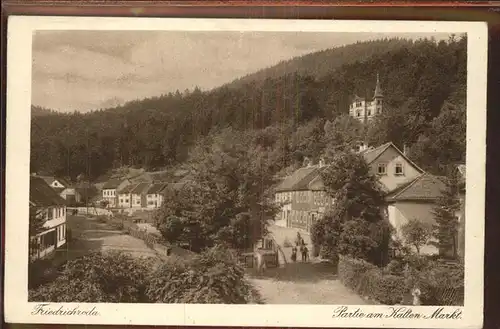 Friedrichroda Partie am Kalten Markt Kat. Friedrichroda