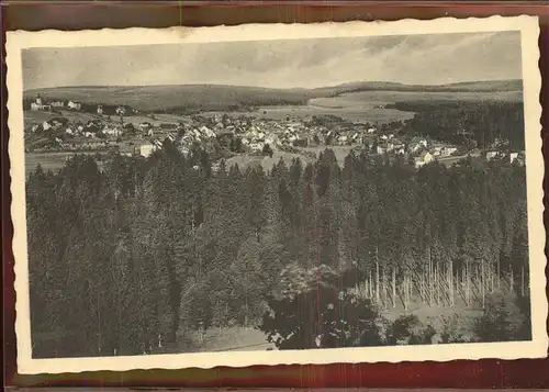 Finsterbergen Blick vom Hainfelsen Kat. Finsterbergen