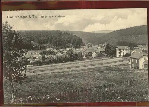 Finsterbergen Blick vom Kurhaus Kat. Finsterbergen