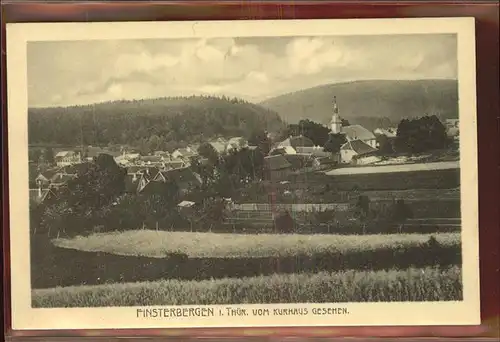 Finsterbergen Blick vom Kurhaus Kat. Finsterbergen