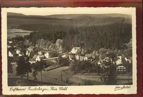 Finsterbergen Blick vom Hainfelsen Kat. Finsterbergen